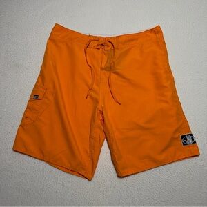 Body Glove Men’s Size 36 Orange Swim Shorts